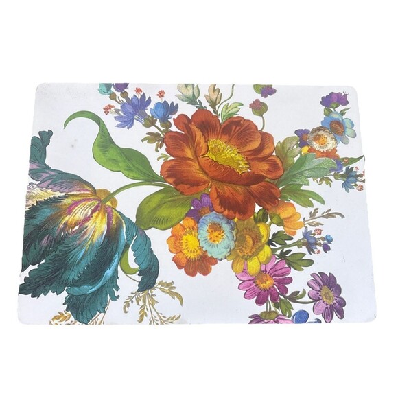 MacKenzie Childs NO. 32612 Flower Market Corked Placemat Set Of Four - Picture 2 of 10